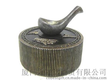 经典指南针音乐盒 欧式仿古 中心旋转 工艺品礼品